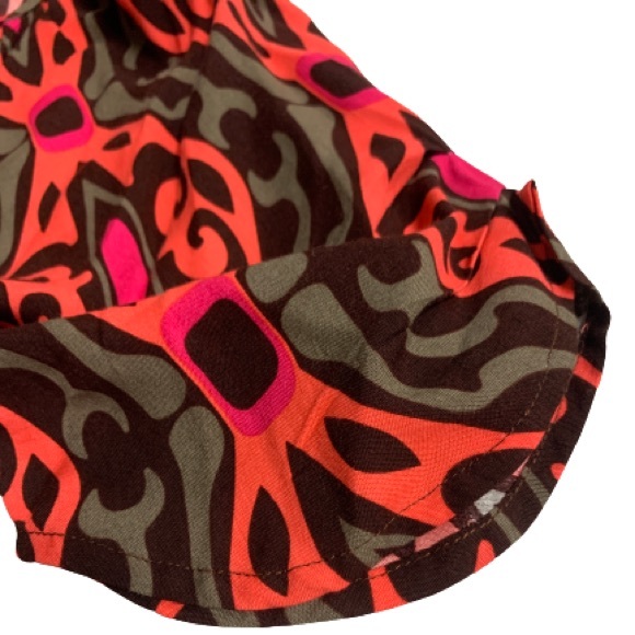 ESCAPADA Abstract Retro Vintage Inspired Design Beaded Tassel Shirt Sz XS EUC - Picture 2 of 13